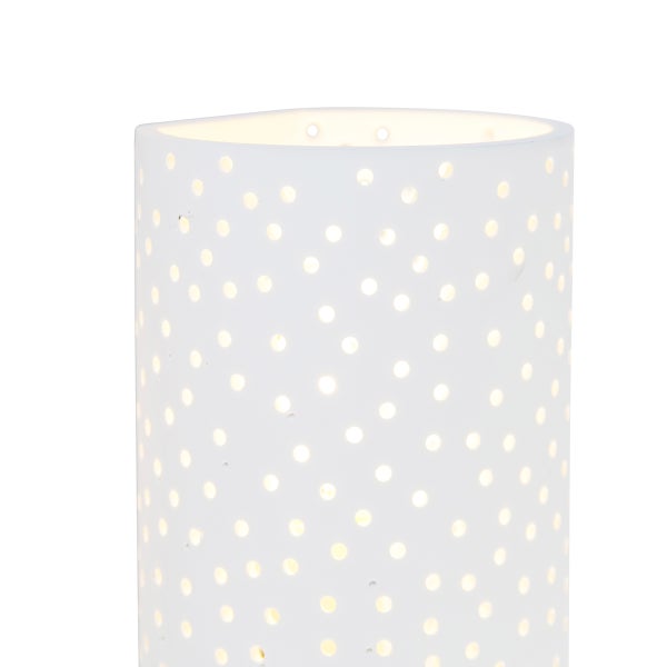 Dekorative Lampe mit Punktmuster