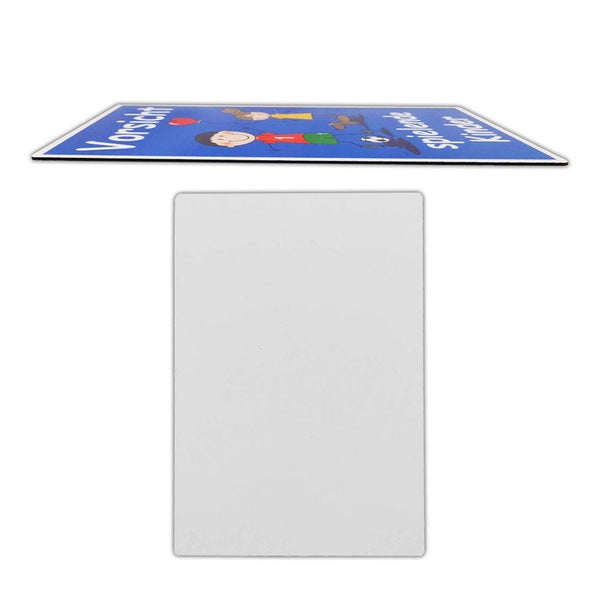 UvV Warnschild Vorsicht spielende Kinder 60 x 45 cm oder 30 x 20 cm reflektierend - hochwertiges Alu-Dibond Schild - Bedruckt mit reflektierender Folie - Gute Sichtbarkeit auch bei Dunkelheit / gelb 30x20