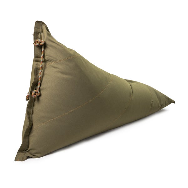 Sitzsack Extra Large Komfort Olive 100X100X100Cm - Maanta® Randa Xl