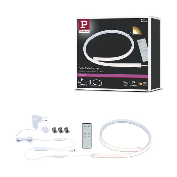 Paulmann Delta Tube Set 1 Meter inklusive Zubehör und Verpackung