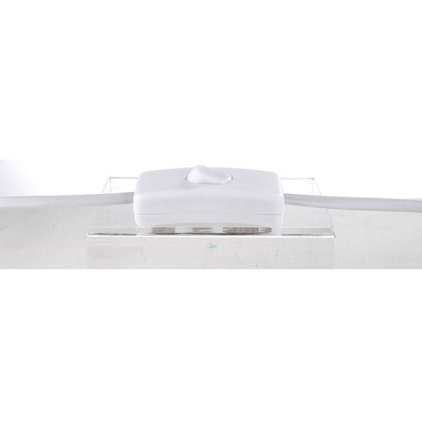 Tischleuchte GILDE Lampe Höhe 21cm Breite 17cm weiß Porzellan