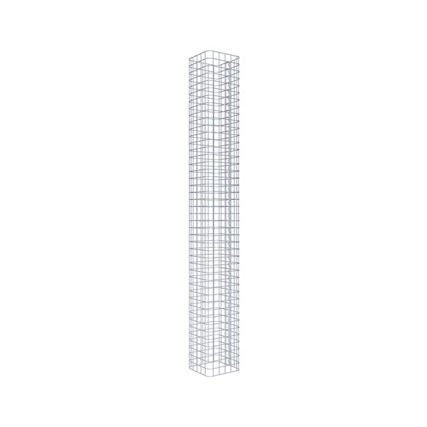 Gabionensäule 27 x 27 cm MW 5 x 5 cm eckig - Höhe: 2,20 m