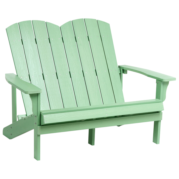 Doppelsitzer Adirondack Gartenbank aus Kunststoff