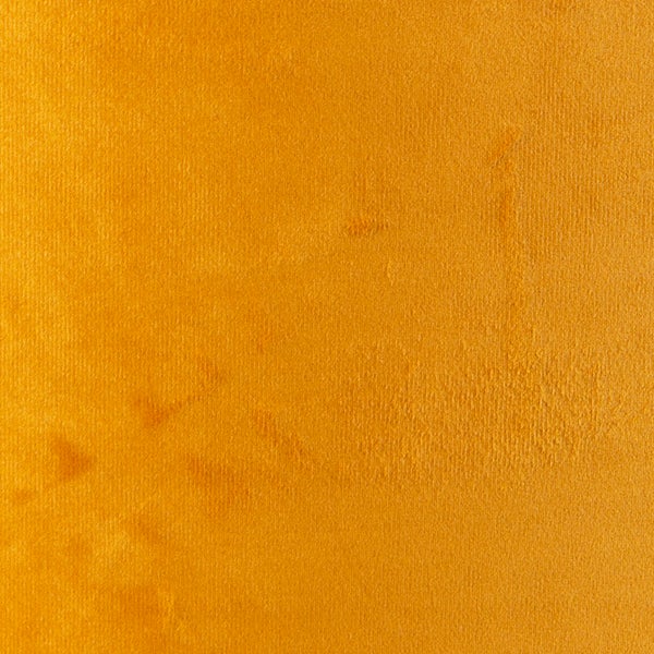 Velours Lampenschirm gelb 50/50/25 mit goldener Innenseite