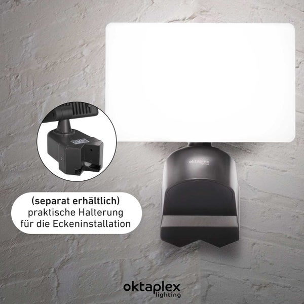 Cali LED Strahler Außen 3000K warmweiß 2940 Lumen IP65 Außenstrahler 230V Außenleuchte anthrazit