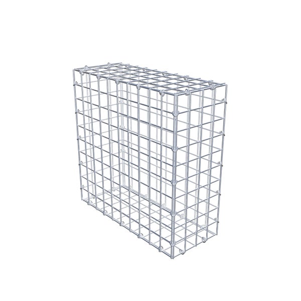 Gabione 50 cm x 50 cm x 20 cm (L x H x T), Maschenweite 5 cm x 5 cm, C-Ring