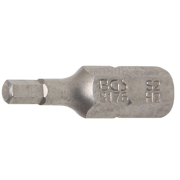 BGS Bit Antrieb Außensechskant 6,3 mm (1/4) Innensechskant 3 mm - 8176
