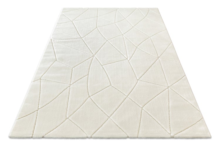Kurzflorteppich Creme Weiß Unplugged WECONhome 200x290 cm