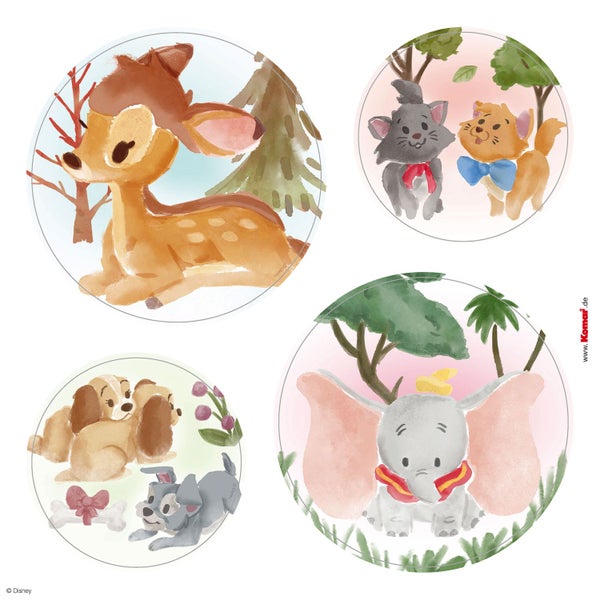 Disney Fensteraufkleber Zauberwaldblasen Multicolor - 30 x 30 cm - 612742