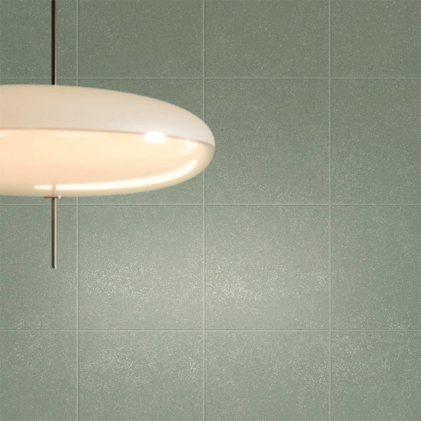 Feinsteinzeug Fliesen mit gesprenkelter Oberflächenstruktur in quadratischem Format verlegt