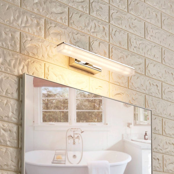 Lucande LED Wandleuchte, Wandlampe Bad Julie (spritzwassergeschützt (Modern) (1 flammig ) - Wandleuchten Spiegelleuchte Badezimmer Wandbeleuchtung Badezimmerleuchte