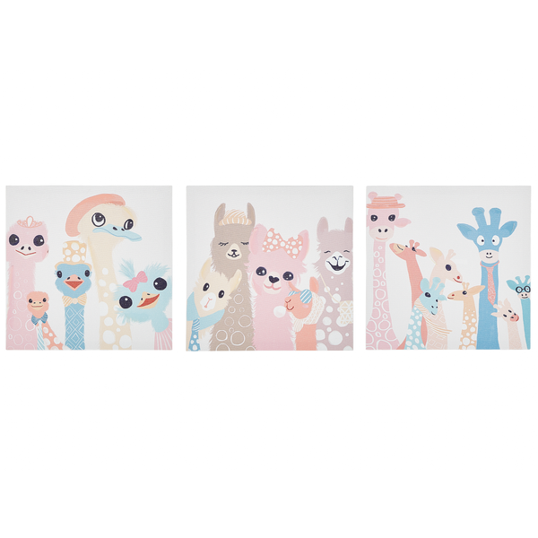 Dekorative Leinwand mit Tiermotiven für Kinderzimmer