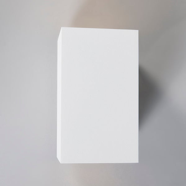 Weiße rechteckige Verpackung