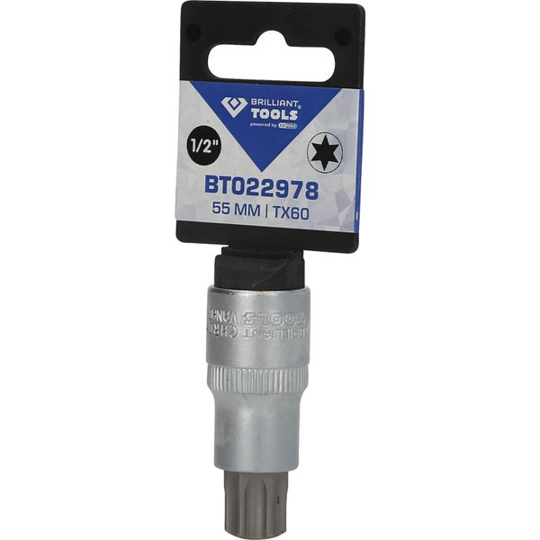Brilliant Tools Steckschlüssel Einsatz Innen Torx 1/2 Zoll TX60