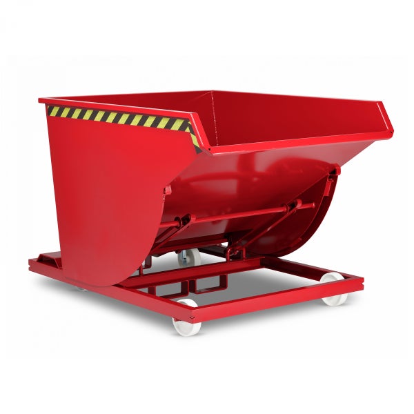 RR Industrietechnik Spänekipper Typ RSK-S-50 1280x1350x810mm 500dm³ RAL 3000 Feuerrot