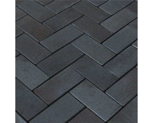 Pflasterklinker Potsdam schwarz, 10x20x5,2cm