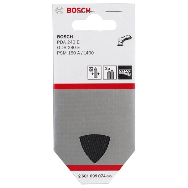 Bosch 2x Klettgewebeersatz zu Schleifzunge - 2601099074