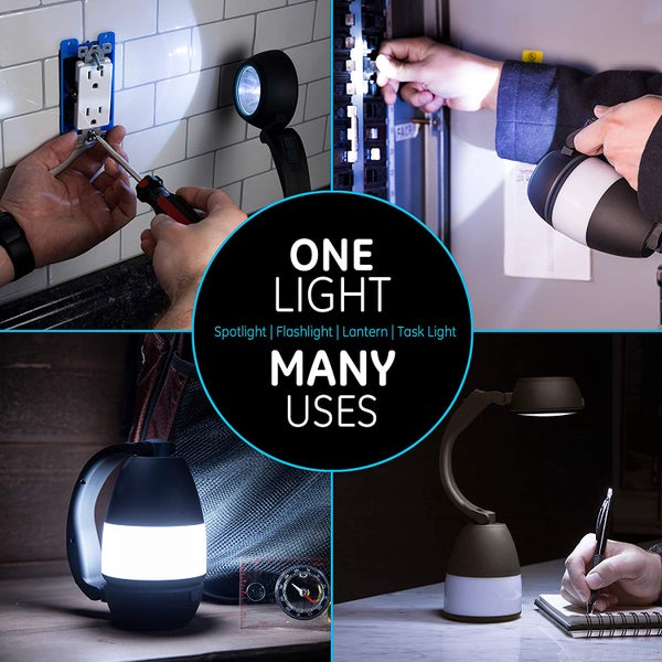 Ondis24 3 in 1 Multifunktionslampe schwarz-grün Batterie, Lampe