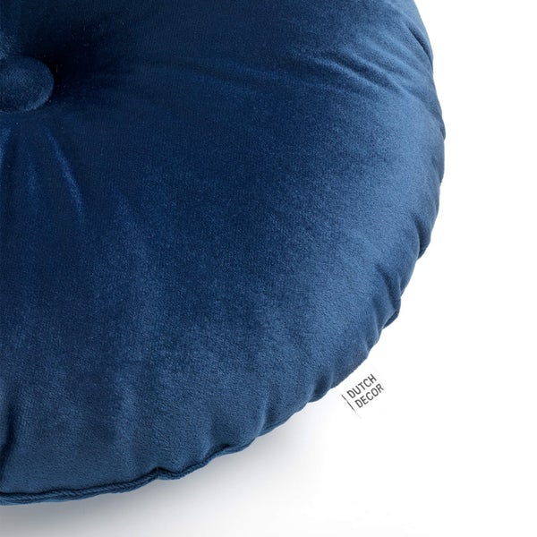 OLLY - Dekokissen Samt Insignia Blue 40 cm
