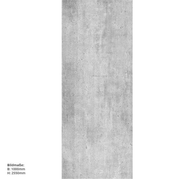 Betonplatte mit einer Breite von 1000 mm und einer Höhe von 2550 mm
