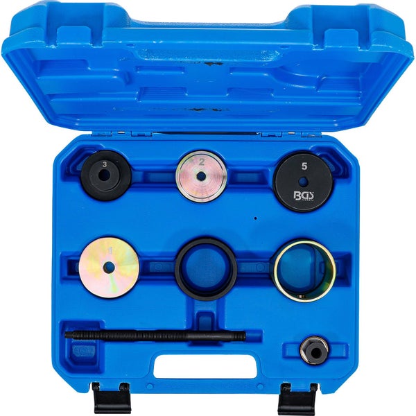 Steckschlüsselsatz mit 39 Teilen im blauen Koffer