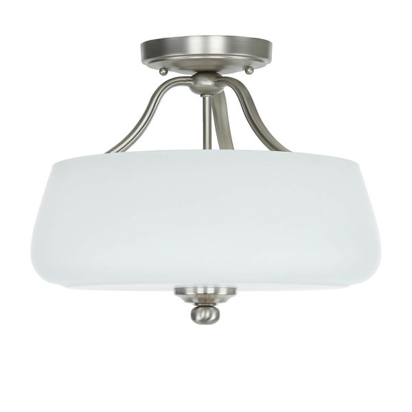 Deckenleuchte mit weißem Lampenschirm