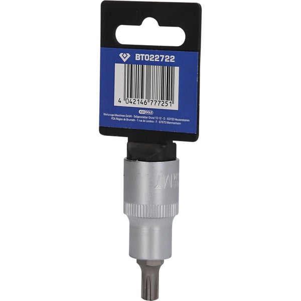 BRILLIANT TOOLS 1/2 RIBE-Bit-Stecknuss 55 mm lang M7 - BT022722