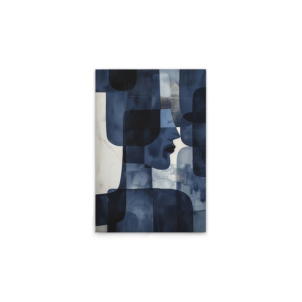 Abstraktes Wandbild mit Frauengesicht