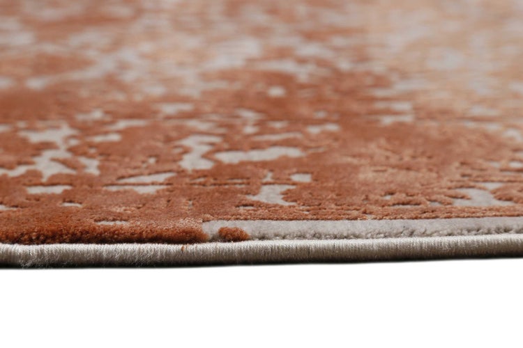 Esprit Teppich Rot Grau meliert Vintage Florida 133x200 cm