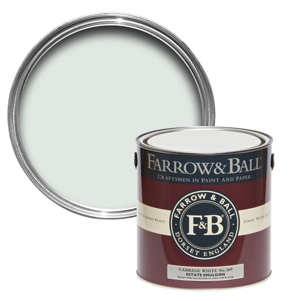 Farbeimer Farrow and Ball Cabbage White No. 269 Estate Emulsion