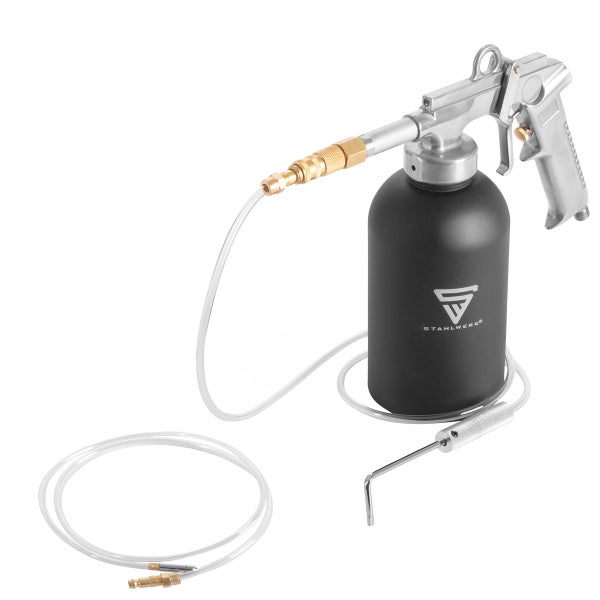 STAHLWERK Druckbecherpistole 1100 ml 4-6 bar Hohlraumpistole Druckluftpistole