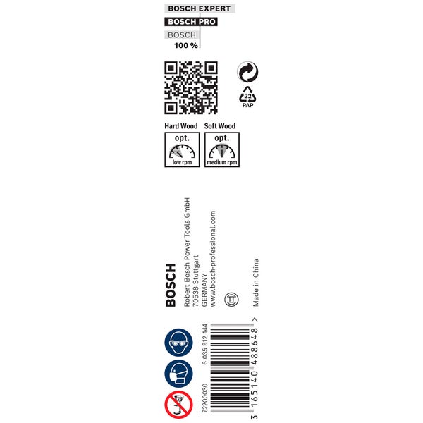 Bosch PRO Wood Holzschlangenbohrer 6 x 95 x 160 mm - 2608585694