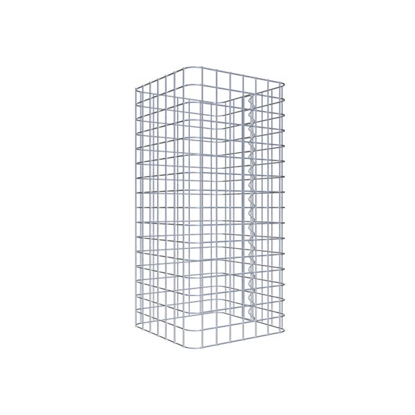 Gabionensäule 37 x 37 cm MW 5 x 5 cm eckig - Höhe: 0,80 m
