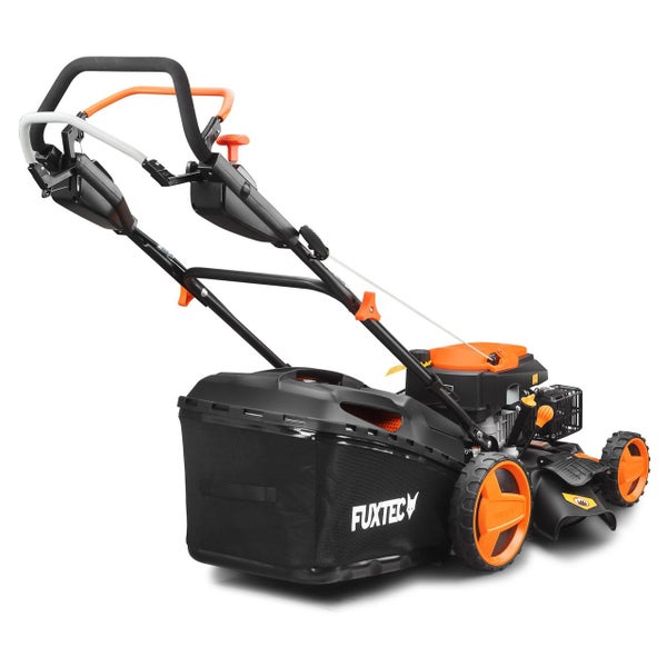FuXtec Rasenmäher mit Fangkorb