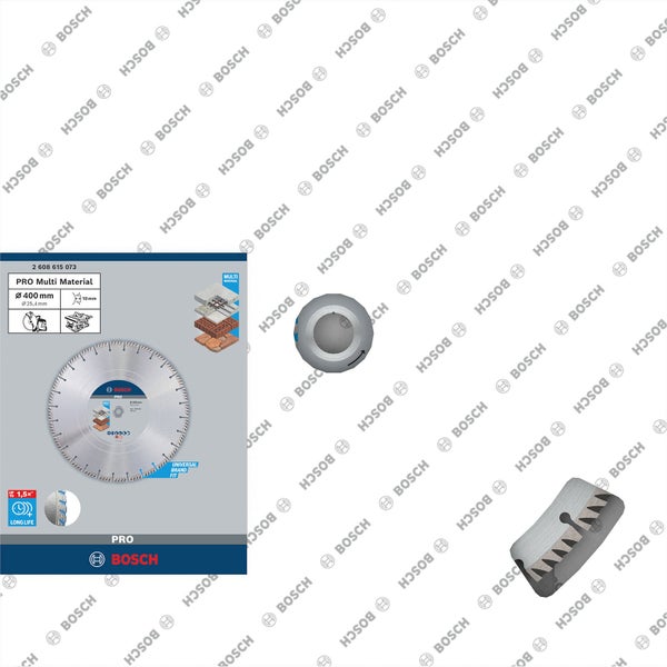 Bosch PRO Multi Material Diamanttrennscheibe 400 x 25,4 mm - 2608615073