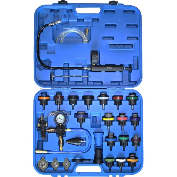 BRILLIANT TOOLS Master Kühlsystem-Diagnose-Satz 28tlg. - BT521150