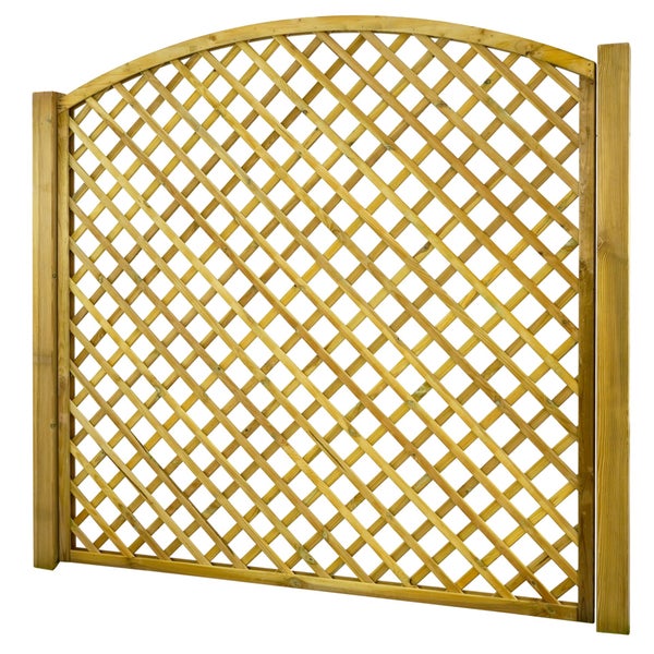 Holzspalier mit Bogen für Garten