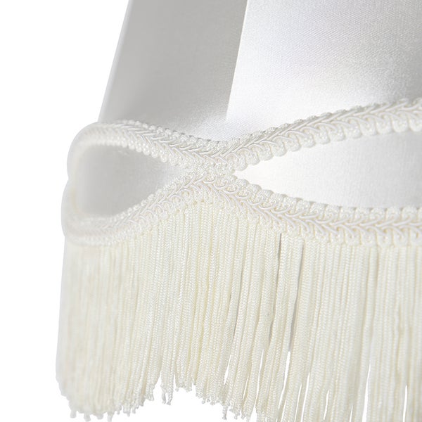 Seidenlampenschirm Creme 45 cm - Granny