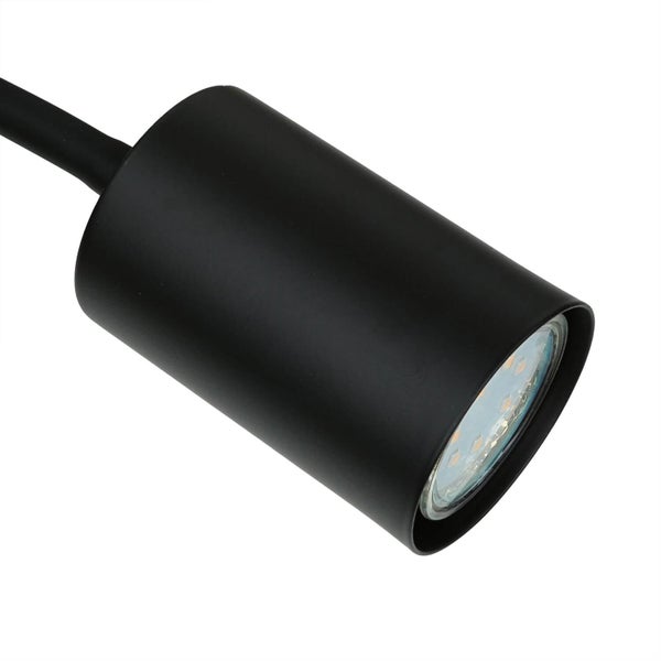 Schwarze LED-Lampe