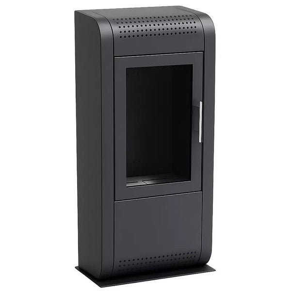 Freistehender Kaminofen mit Sichtfenster