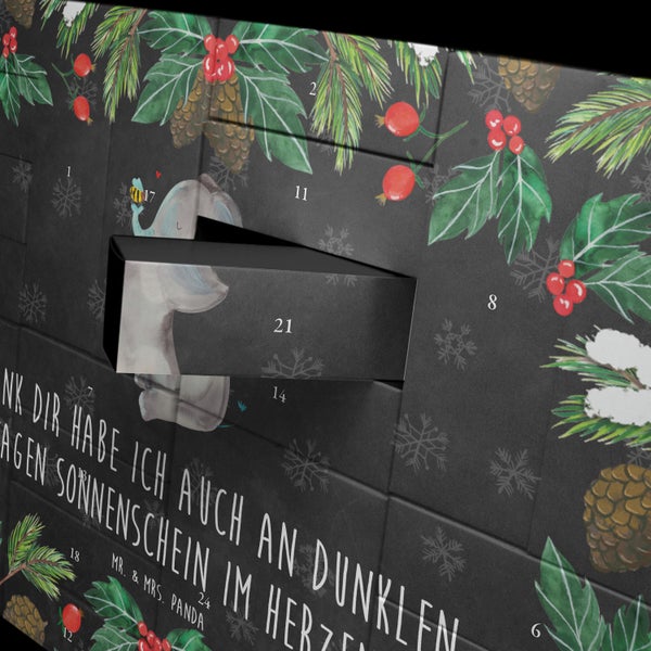 Mr. & Mrs. Panda Befüllbarer Adventskalender Elefant Biene - Schwarz