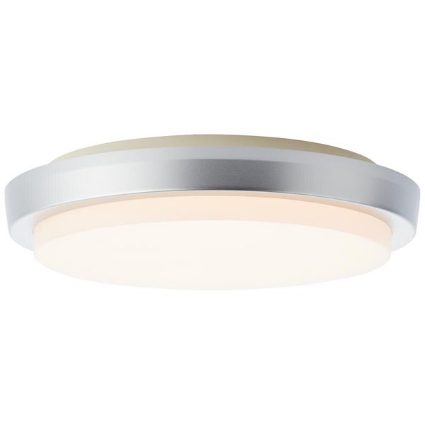 LED Deckenleuchte Devora in Silber 12W 1600lm IP65 rund