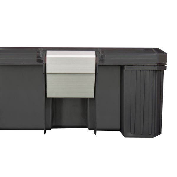 PROREGAL Sortierkasten 20 Fächer | HxBxT 11x39x60cm | Schwarz/Rot