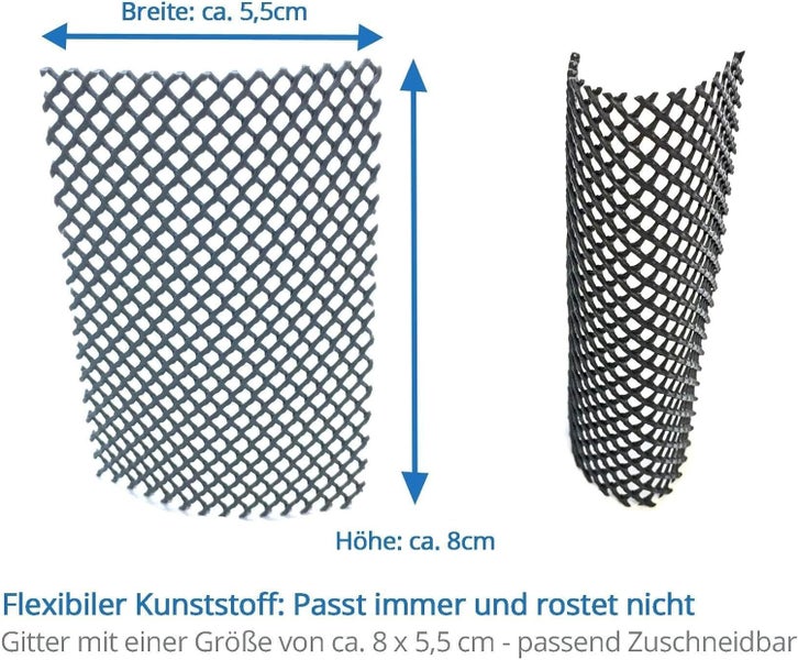 FUGITTE Fugenlüfter (50 Stück) I Fugengitter - Schutz der Stoßfugen des Klinkers vor Bienen, Wespen oder Mäusen (zum Nachrüsten)