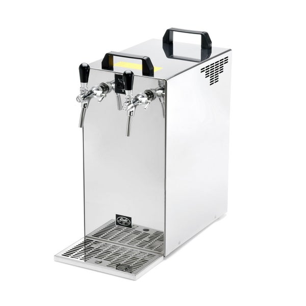 Zapfanlage Kontakt 155 - Green Line - Bierzapfanlage 2-leitig Trockenkühlgerät aus Edelstahl, 160 Liter/h