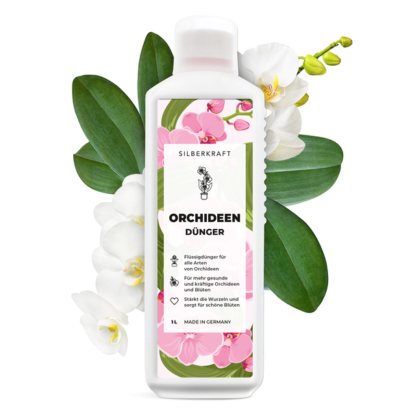 SILBERKRAFT Orchideen Bio-Dünger – 1 Liter