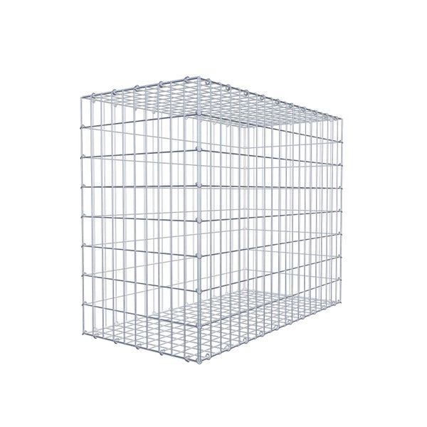 Gabione 100 cm x 80 cm x 50 cm (L x H x T), Maschenweite 5 cm x 10 cm, C-Ring