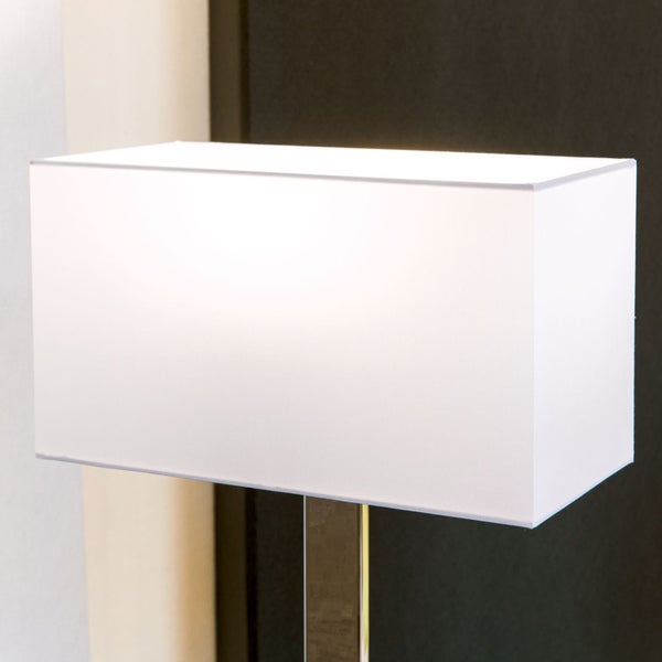 Rechteckiger Lampenschirm 32 x 16 x 18 cm weiß