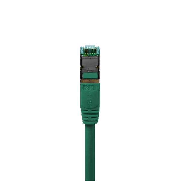 ProfiPatch Netzwerkkabel Cat8 S/FTP RJ45 LAN Kabel LSZH Premium Ethernet Patchkabel 40GB 2000MHz grün 5m Switch Router Gaming Patchpanel