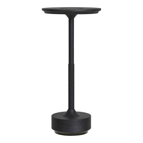 Lyneham Tischlampe LED wiederaufladbar schwarz. 13 X 13 X 29 cm